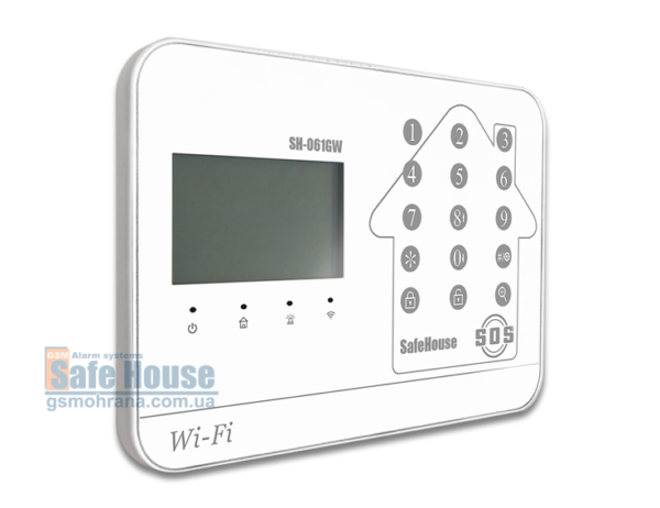 GSM + WIFI сигнализация SH-061GW - белая