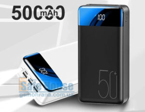 Внешний аккумулятор повербанк (Power Bank) 50000 | Зовнішній акумулятор повербанк (Power Bank) 50000_black/white