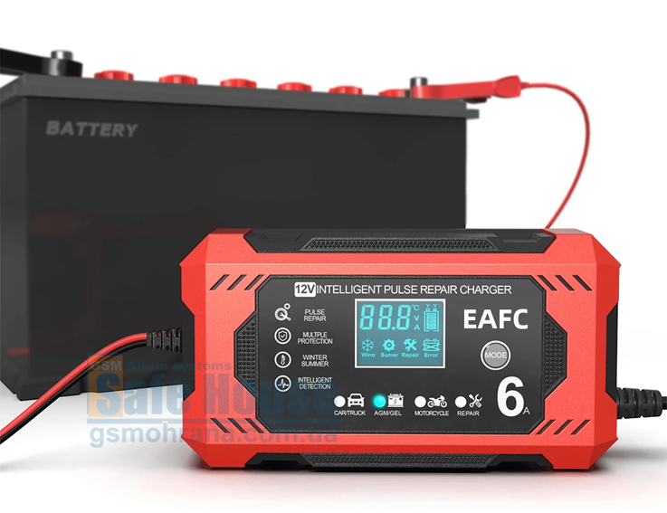 Автомобильное зарядное устройство EAFC 6А | Автомобільний зарядний пристрій EAFC 6А